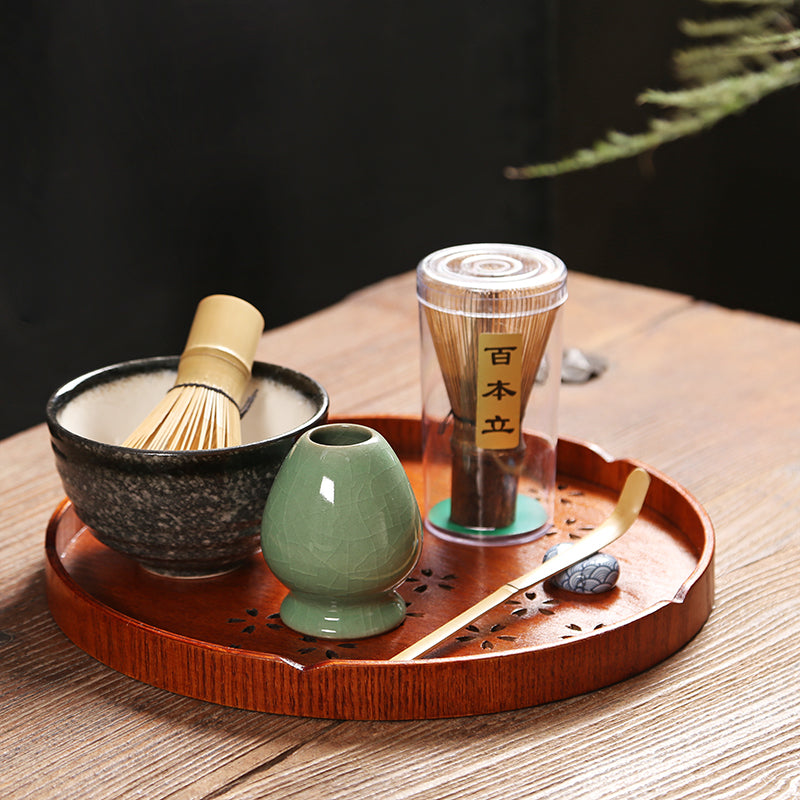 Matcha brush set tea bowl stirring tool